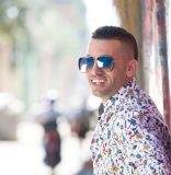 Lenier y sus amigos en el Parque Amelia Earhart de Hialeah