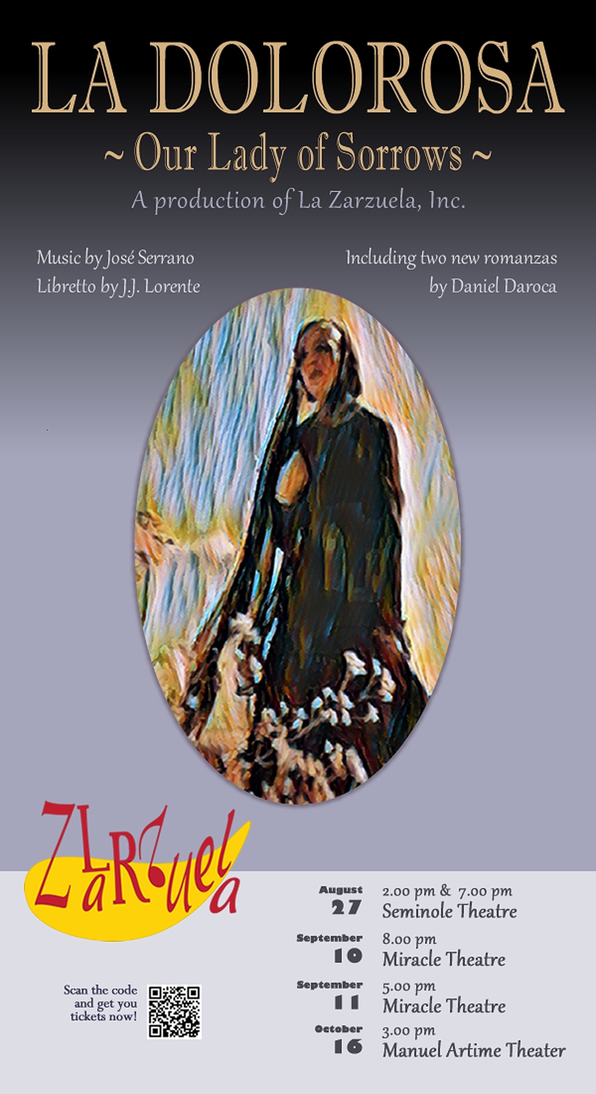 La Zarzuela presenta novedosa adaptación de “La Dolorosa” en Miracle