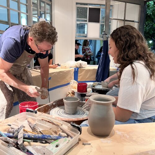 Watch potters-in-residence work, try your hand at the pottery wheel at the Wolfsonian
