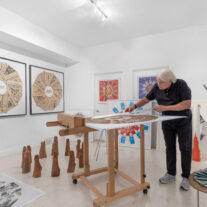 Dennis Scholl transforms collected objects into art in his first solo show in the U.S.