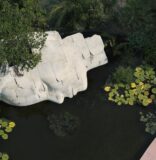 Who Is That Face In The Water in North Beach’s Ocean Terrace Park?