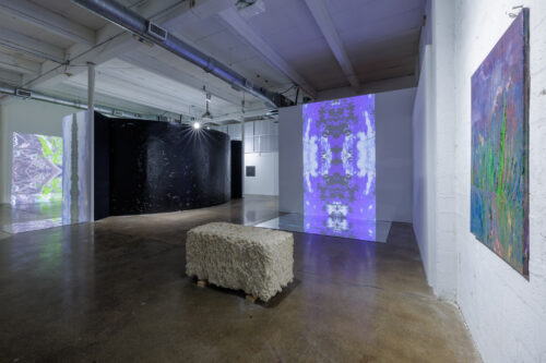 "This Too Shall Pass" transforms the gallery into an immersive environment that invites reflection rather than spectacle.