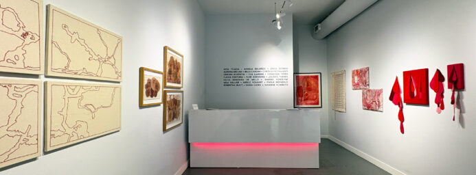 ‘Under the Red Tent’ weaves Memory, Labor, and Community at The CAMP Gallery