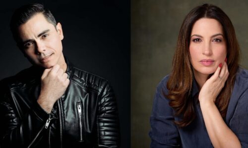 Daniel Romero is The Author and Laura Ramos is She in “Variations on an Insignificant Theme.” at Arca Images. (Photos by Jorge Roguez and Manuel Fiestas, courtesy of the artists).