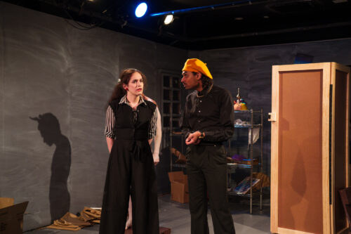 River Iraida Estrada and Richard Lewis in "The Exhibit" at LakehouseRanchPNG through Sunday, April 4. (Photo by Zachary Oshaughnessy, courtesy of LakehouseRanchPNG)